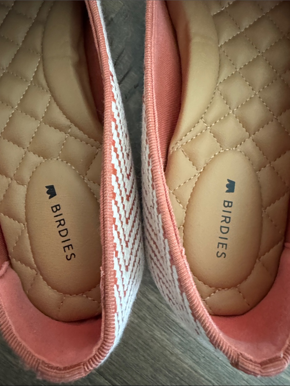 Birdies The Heron Fiesta Salmon Slip On Flats Shoes Loafers Preppy Size 8 New - Picture 8 of 9
